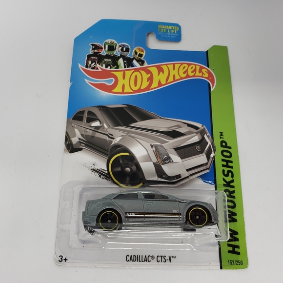 Hot Wheels Cadillac CTS-V #1 HW Workshop Silver Kmart Exclusive - Picture 1 of 9